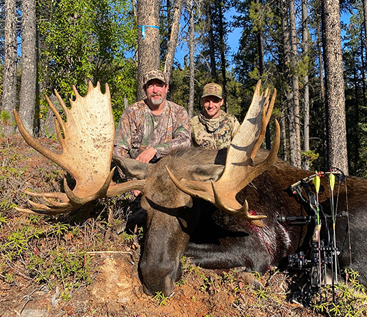 Moose Bowhunting Alberta Canada Wizard Lake Outfitting